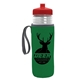 aerial view a group of lifeguard bottle with push - pull lid and insulated caddy - 24 oz, image 7 of 23
