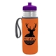 aerial view a group of lifeguard bottle with push - pull lid and insulated caddy - 24 oz, image 8 of 23