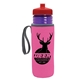 aerial view a group of lifeguard bottle with push - pull lid and insulated caddy - 24 oz, image 10 of 23