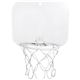 aerial view a white mini basketball backboard, image 1 of 2