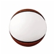 aerial view a white/brown 5 mini synthetic leather signature basketball, image 1 of 6