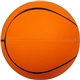 aerial view a orange 4 soft foam basketball, image 1 of 2