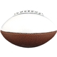 aerial view a white/brown 8 mini synthetic leather signature football, image 1 of 5