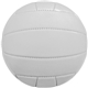 aerial view a white full - size synthetic leather volleyball, image 1 of 3