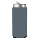 aerial view a charcoal budget slim can cooler coolie, image 1 of 2