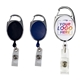 a group of retractable badge reel with badge clip