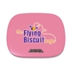 aerial view a pink 1 oz hinged tin candy mints, image 1 of 3