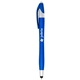 aerial view a blue javalina(r) metallic comfort stylus pen, image 1 of 2