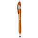 a orange javalina(r) metallic comfort stylus pen