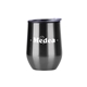 aerial view a titanium 12 oz economy stainless steel stemless wine glass, image 1 of 2