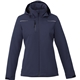 aerial view a vintage navy (573) womens colton fleece lined waterproof jacket, image 1 of 4