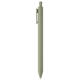 aerial view a sage bloom recycled plastic retractable soft touch pen, image 1 of 3