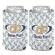 aerial view a white 12 oz can coolers - 4 high x 8 wrap, image 1 of 5