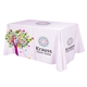 a group of flat all over dye sub table cover - 3- sided, fits 6 table