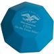 aerial view a blue blue gemstone stress reliever, image 1 of 6