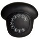 aerial view a black rotary telephone stress reliever, image 1 of 7