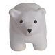 aerial view a white polar bear stress reliever, image 1 of 8