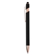 aerial view a black/black ink ellipse gel softy rose gold w / stylus, image 1 of 2