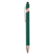 aerial view a dark green 561/black ink ellipse gel softy rose gold w / stylus, image 1 of 2