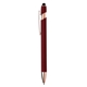 aerial view a burgundy 1815/black ink ellipse gel softy rose gold w / stylus, image 1 of 2