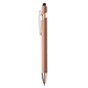 aerial view a rose gold 7612/black ink ellipse gel softy rose gold w / stylus, image 1 of 2