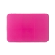 a translucent pink tablet tote pill box