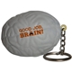aerial view a white brain stress ball keyring - stress reliever, image 1 of 5