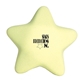 aerial view a light yellow glow in the dark star stress reliever, image 1 of 4