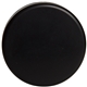aerial view a black hockey puck stress reliever, image 1 of 5