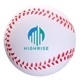 aerial view a white promotional team spirit baseball stress ball, image 1 of 2