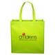 aerial view a green-lime fabulous square tote bag, image 1 of 2