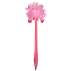 aerial view a translucent pink pig spikey top pen, image 1 of 2