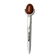aerial view a silver football squeeze top pen, image 1 of 4