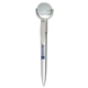 aerial view a silver brain squeeze stress ball top pen, image 1 of 5
