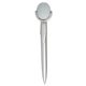 aerial view a silver brain squeeze stress ball top pen, image 1 of 4