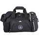 aerial view a black high sierra 22 duffel bag, image 1 of 5