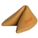 aerial view a brown fortune cookie stress reliever, image 1 of 7
