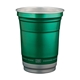 aerial view a green top cup by ball(tm) 16 oz top cup by ball(tm) recycled aluminum stadium cup, image 1 of 2