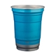 aerial view a light blue top cup by ball(tm) 16 oz top cup by ball(tm) recycled aluminum stadium cup, image 1 of 2