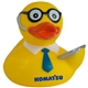 aerial view a yellow techie rubber duck, image 1 of 7