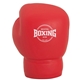 aerial view a red boxing glove stress reliever, image 1 of 5