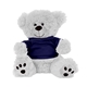 a white/navy shirt 8 plush bear / stuffed animal with shirt