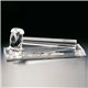 a clear clearaward optical crystal gavel award - 12x4x4 in