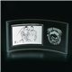 a clear clearaward jade crystal frame