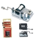 aerial view a silver kikkerland music box - happy birthday, image 1 of 2