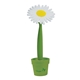 a green-daisy flower shaped pen and pot holder