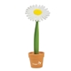 a orange-daisy flower shaped pen and pot holder
