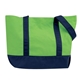 aerial view a apple green the duck medium cotton snap tote bag - 20 x 13, image 1 of 4