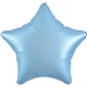 a baby blue 17 star helium saver xtralife(r) foil balloons