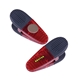 aerial view a translucent red multi - color custom promotional jumbo magnetic memo paper clip, image 1 of 2